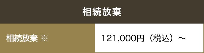 相続放棄